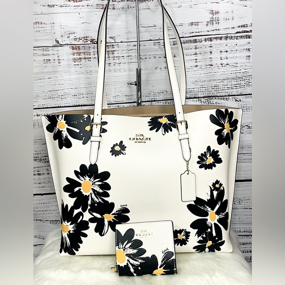 New with Tag Mollie Tote Bag With Floral Print and Matching wallet - Picture 1 of 16